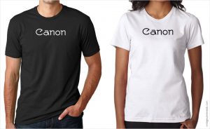 Canon vintage logo t-shirt at Vintage Camera Lab