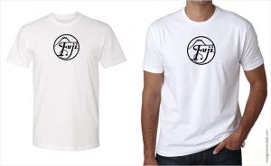 Fujifilm / Fuji vintage logo men's white t-shirt at Vintage Camera Lab