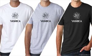 Yashica vintage logo men's t-shirt at Vintage Camera Lab