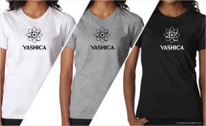 Yashica vintage logo women's t-shirt at Vintage Camera Lab
