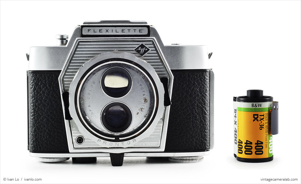 Agfa Flexilette (with 35mm cassette for scale)