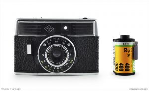 Agfa Parat-I (with 35mm cassette for scale)