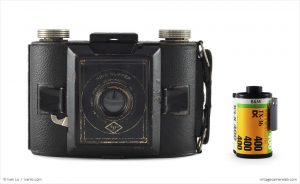 Agfa PD16 Clipper (with 35mm cassette for scale)