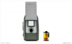 Ansco Anscoflex (with 35mm cassette for scale)