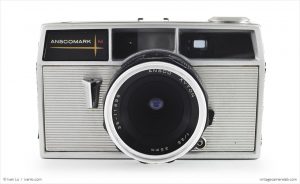 Ansco Anscomark M (front view with Ansco Xyton 35mm f/3.5)