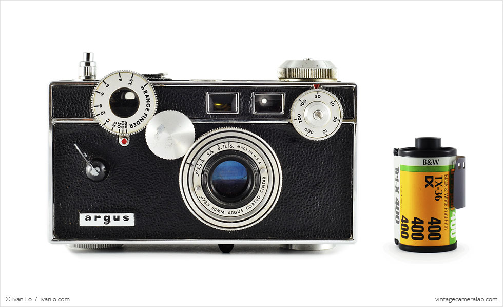 Argus C3 (with 35mm cassette for scale)
