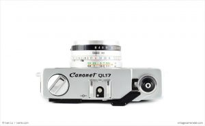 Canon Canonet QL17 G-III (top view)
