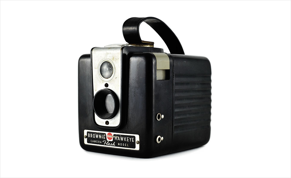 Kodak Brownie Hawkeye (three-quarter view)