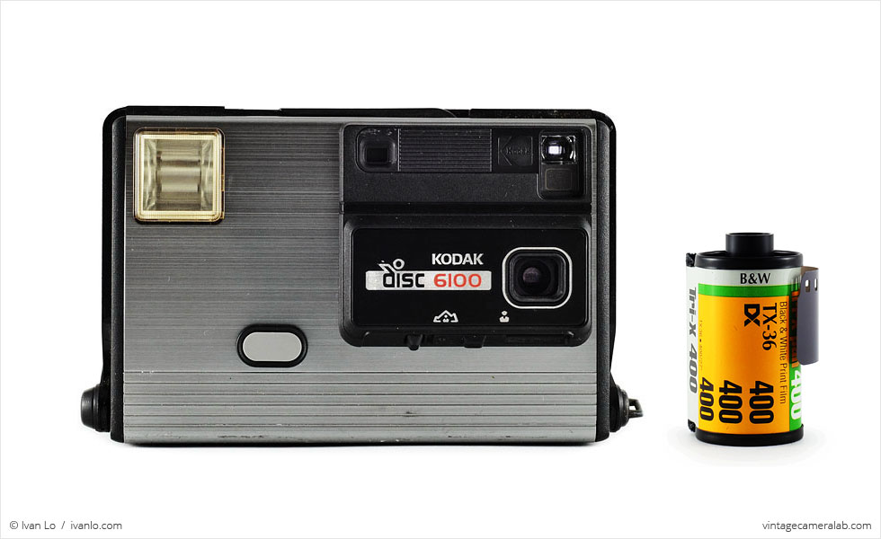 Kodak Disc 6100 (with 35mm cassette for scale)