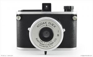Kodak Duex (front view, lens open)