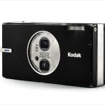 Kodak EasyShare V570 (three quarters, open)
