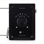 Kodak Hawkeye (front view, wire frame finder up)