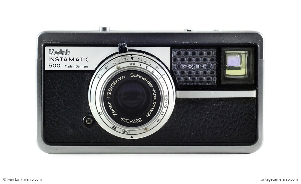 Kodak Instamatic 500 (front view)