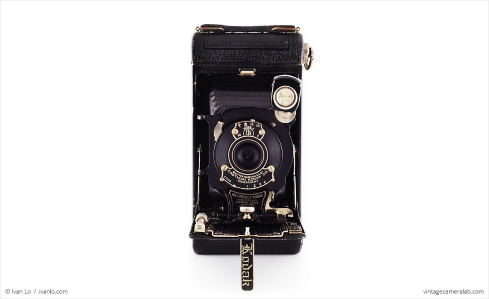 No.1 Pocket Kodak (front view, open)