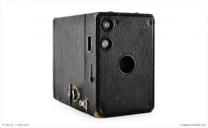 Kodak No. 2A Brownie Model B (three-quarter view)