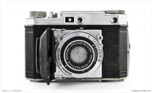Kodak Retina II (front view, open}