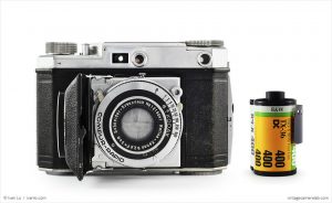 Kodak Retina II (with 35mm cassette for scale)