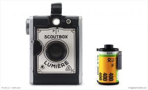 LumiÃ¨re Scoutbox (with 35mm cassette for scale)