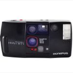 Olympus Infinity Twin (front view, open)