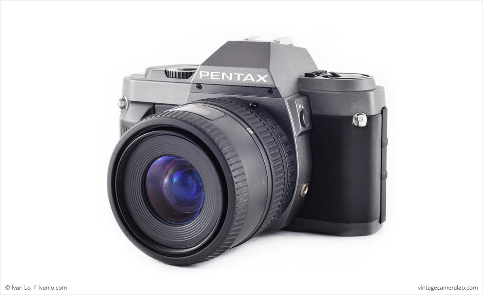 Pentax P30T (three quarters, with Pentax 35-80mm f/4.0-5.6 lens)