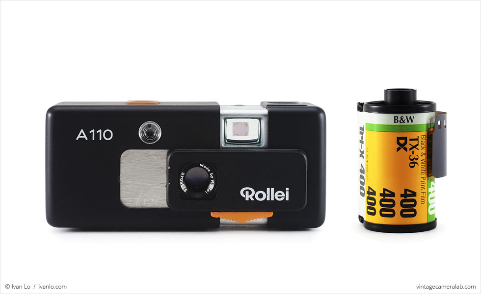 Rollei A110 (with 35mm cassette for scale)