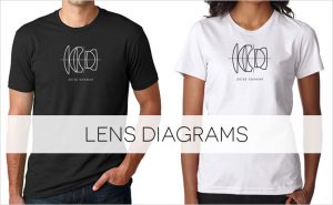 Buy a Zeiss Sonnar lens diagram T-shirt on Vintage Camera Lab