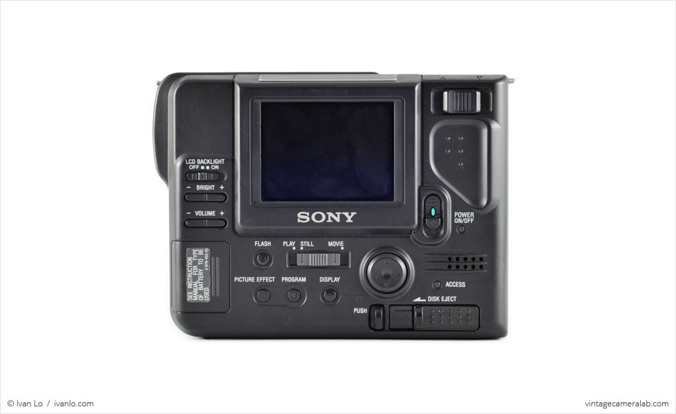 Sony Digital Mavica FD-81 (rear view)