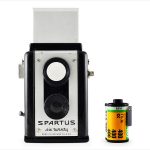 Spartus Six Twenty (with 35mm cassette for scale)