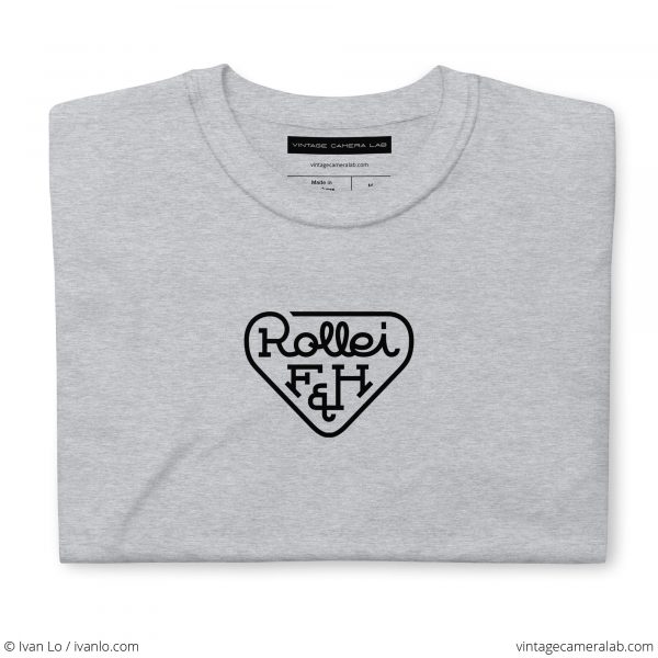 Rollei / Franke & Heidecke vintage logo t-shirt by Vintage Camera Lab
