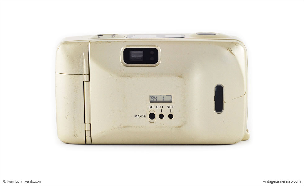 Yashica T4 Super D (rear view)
